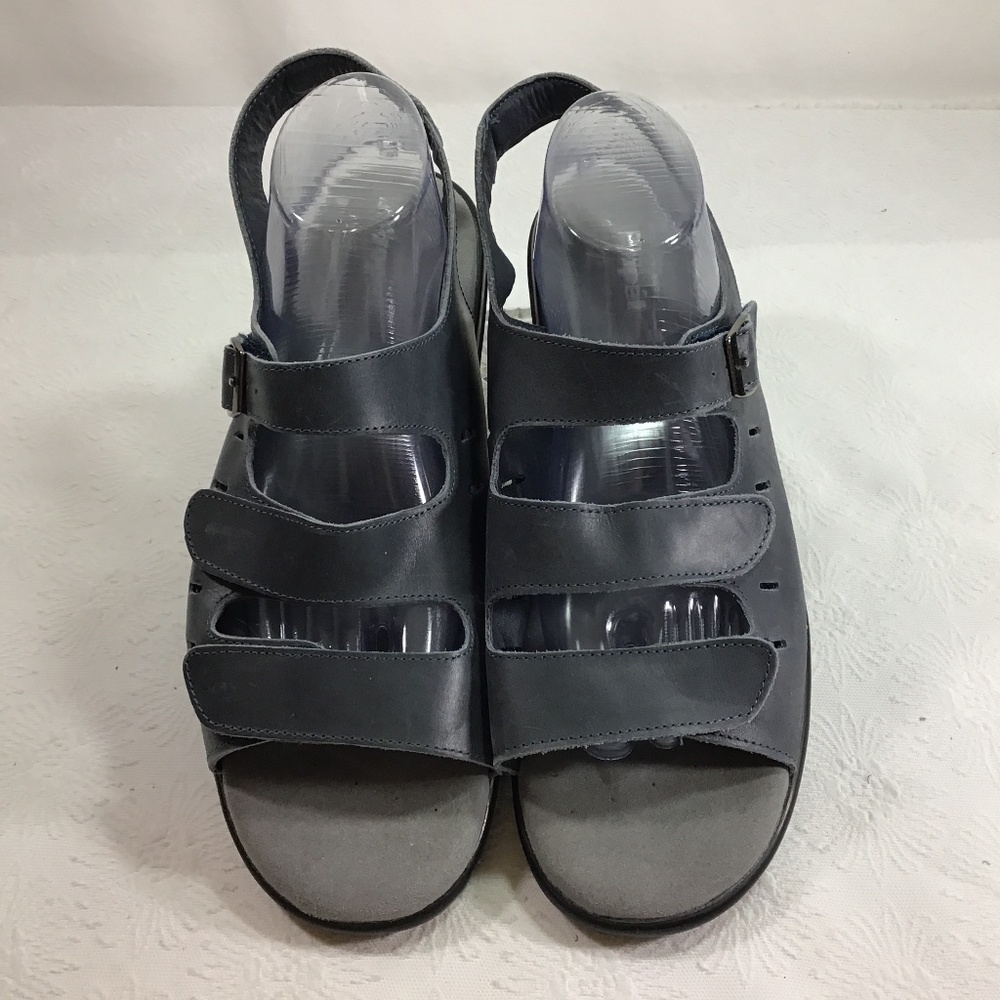 Propet Breeze Walker Light Blue Slingback Leather Sandal - Picture 2 of 11